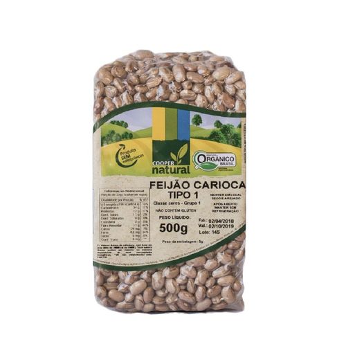 Feijão Carioca Orgânico Coopernatural 500g