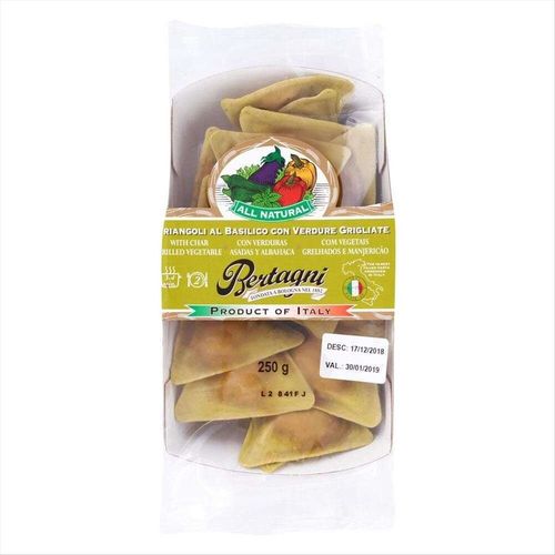 Ravioli Italiano Bertagni  com Recheio de Ricota e Espinafre Pacote  250g