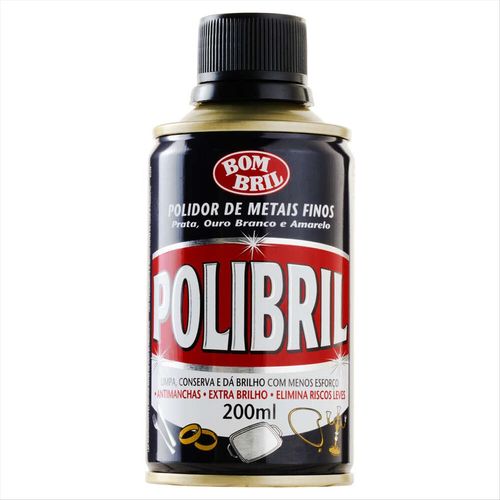 Polidor de Metais Finos Polibril Lata 200ml