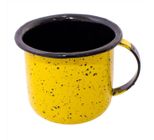 Caneca Granitada n°8 Amarela 350ml