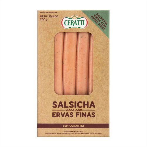 Salsicha Viena Ceratti com Ervas Finas 200g