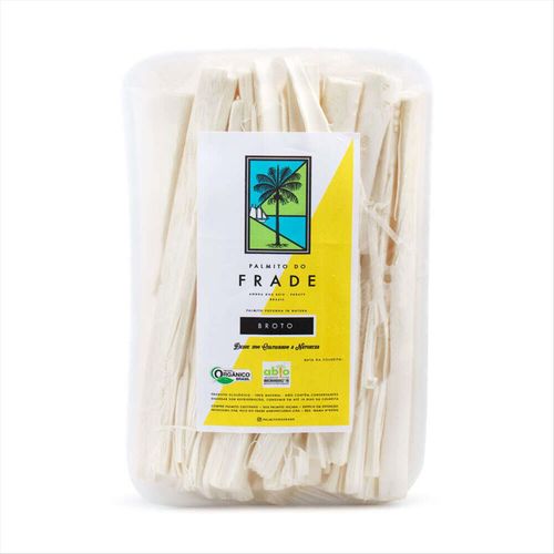 Palmito In Natural Orgânico Palmito do Frade 500g