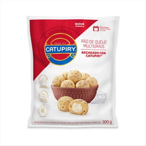 Pão de Queijo Multigrãos com Catupiry 300g