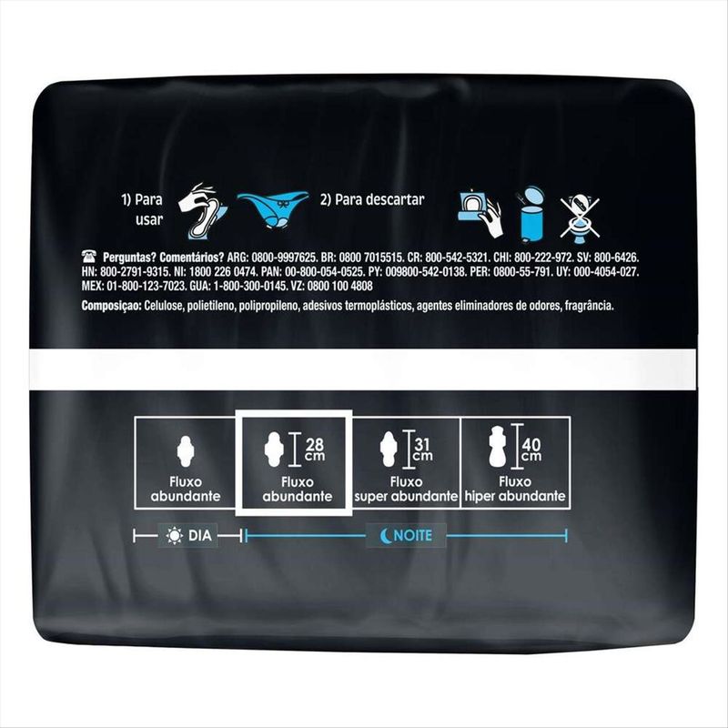 Absorvente-Intimo-Com-Abas-Always-Noites-Tranquilas-Seco-Pacote-Leve-8-Pague-7-Unidades-