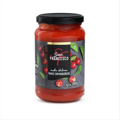 Molho de Tomate Italiano com Manjericão San Francesco 340g