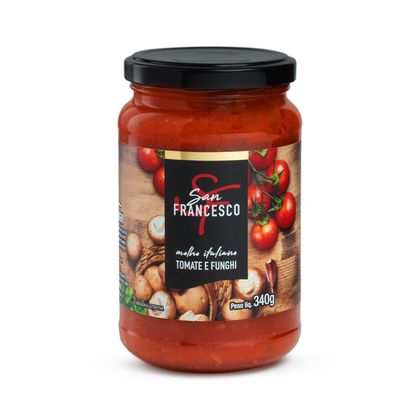 Molho de Tomate Italiano com Funghi San Francesco 340g