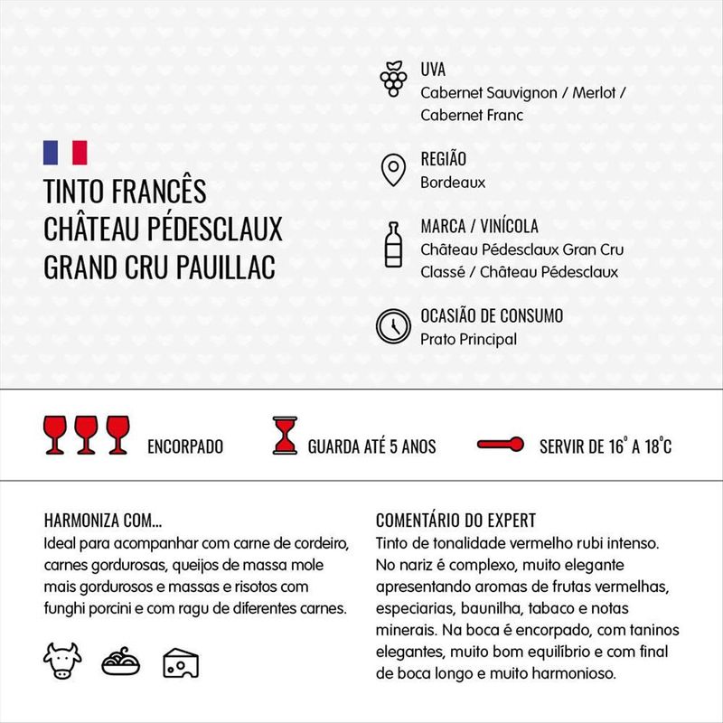 Vinho-Tinto-Chateau-Pedesclaux-Grand-Cru-Pauillac-Garrafa-750ml