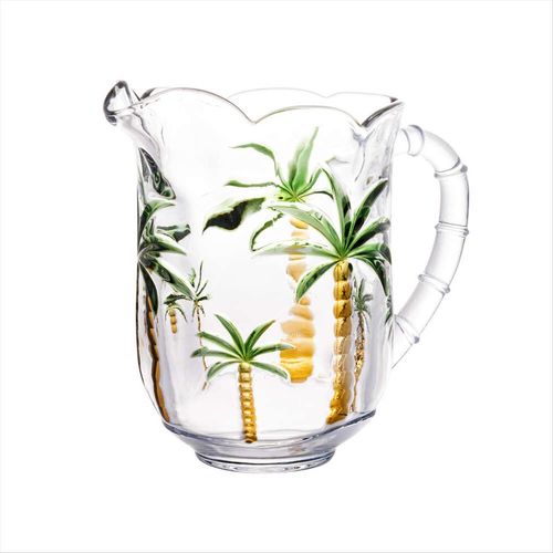 Jarra Cristal Palm Hand Painting Lyor 1,3L