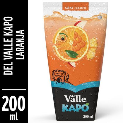 Bebida De Fruta Del Valle Kapo Laranja Tetra Pak 200ml