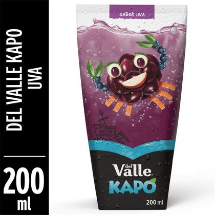 Bebida de Fruta Del Valle Kapo Uva 200ml