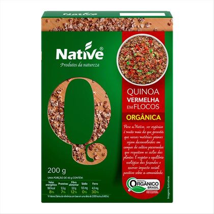 Quinoa Vermelha em Flocos Orgânica Native 200g