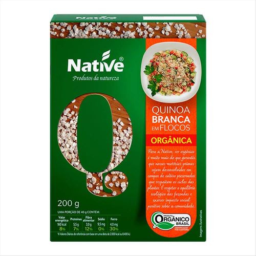 Quinoa Branca em Flocos Orgânica Native 200g