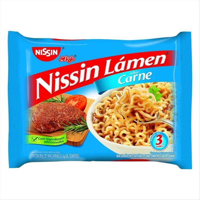 Massa-Instantanea-Nissin-Miojo-Carne-85g
