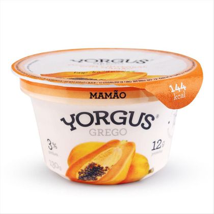 Iogurte Integral Yorgus Grego Mamão 130g