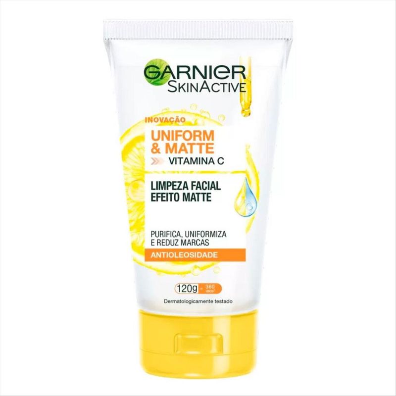 Limpeza-Facial-Garnier-SkinActive-Uniform---Matte-120g