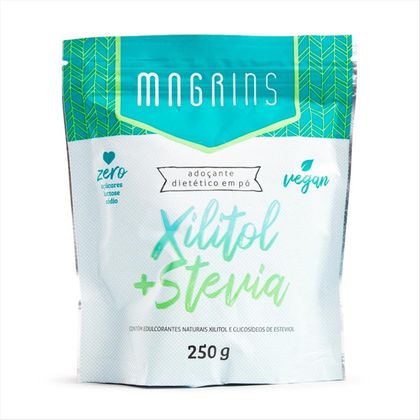 Adoçante em Pó Magrins Xilitol+Stevia 250g