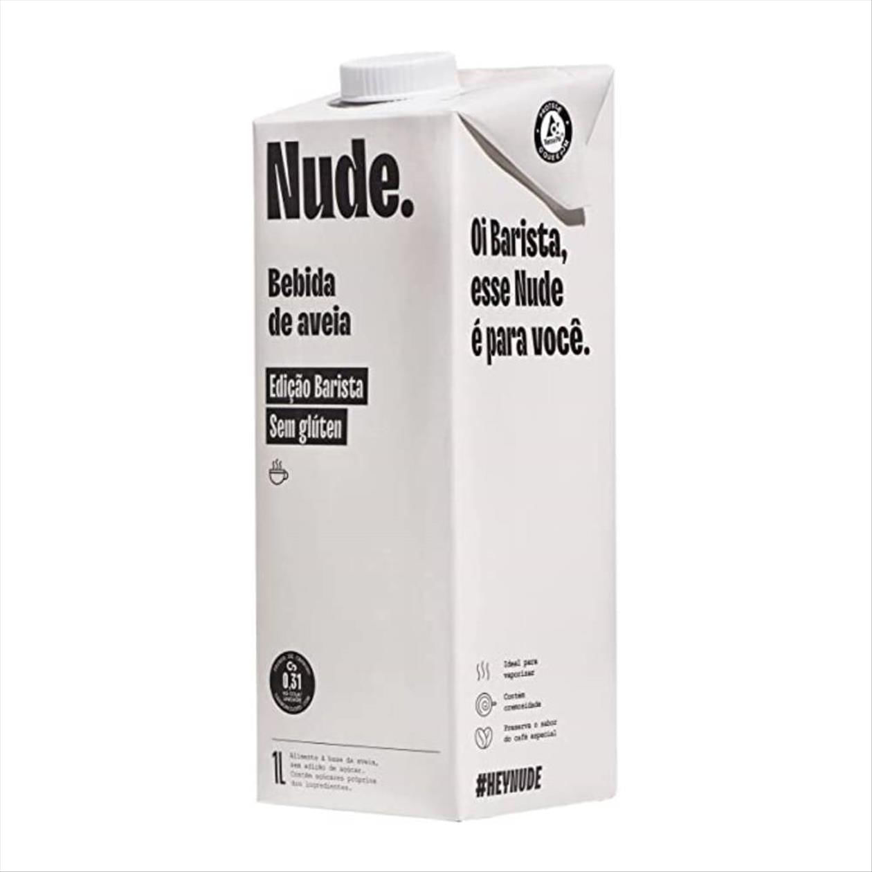 Bebida de Aveia Orgânica Nude. Barista 1L Zona Sul