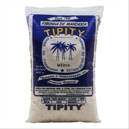 Farinha De Mandioca Média Tipity 500g