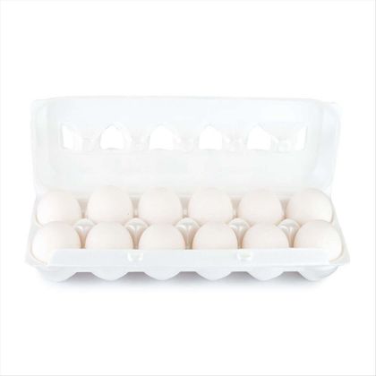 Ovos Brancos Grandes com 12 Unidades