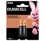 Pilha Duracell Palito AAA Com 2 Unidades