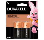 Pilha Duracell Média C com 2 Unidades