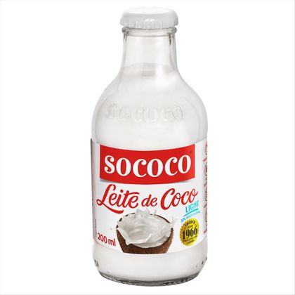 Leite de Coco Light Sococo 200ml