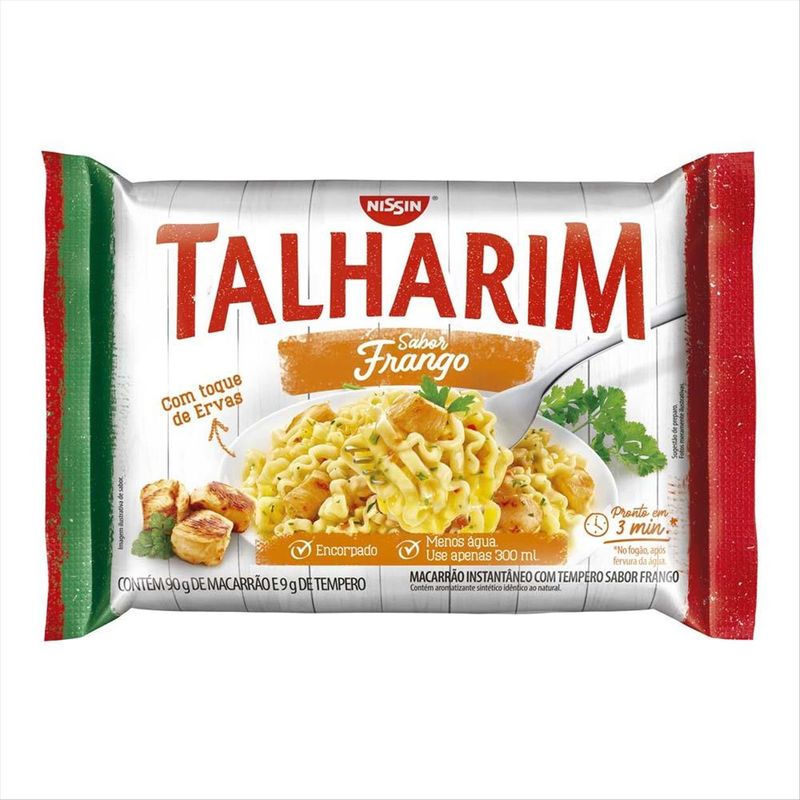 Talharim-Instantaneo-Nissin-Frango-99-g