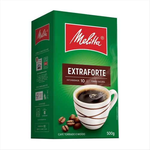 Café Torrado E Moído Melitta Extra Forte A Vácuo 500g
