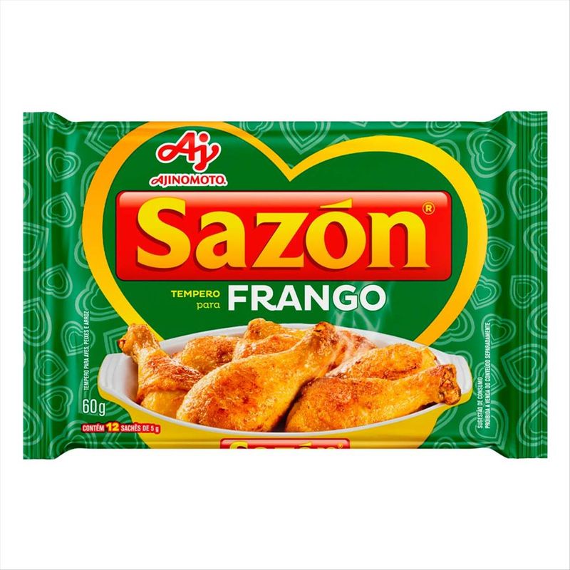 Tempero-Pronto-Sazon-Frango-12-Saches-60g