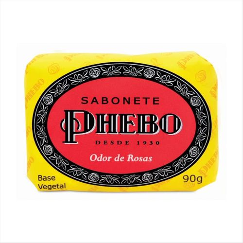 Sabonete Vegetal Glicerinado Phebo Odor De Rosas 90g