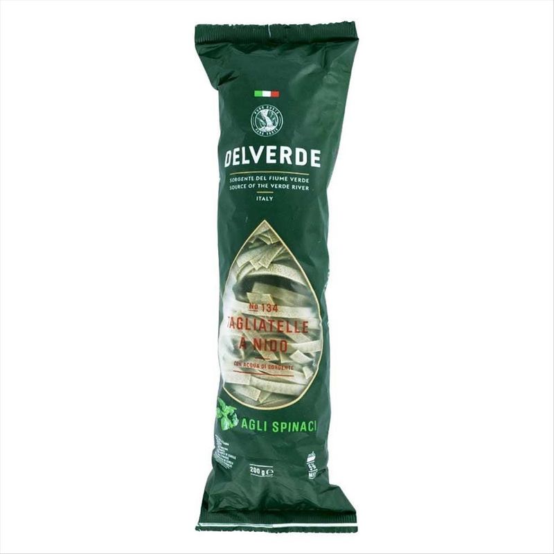 Tagliatelle-A-Nido-Italiano-Com-Espinafre-Delverde-Nº-134-200g
