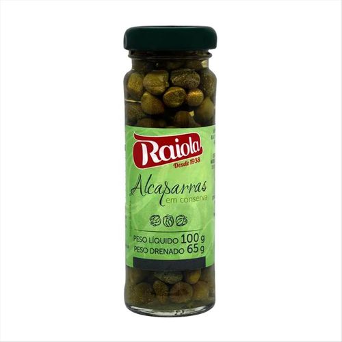 Alcaparras Em Conserva Raiola Vidro 65g