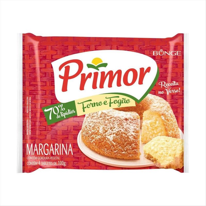 Margarina-Primor-Forno-e-Fogao-com-Sal-Tablete-4-Unidades-com-100g-Cada