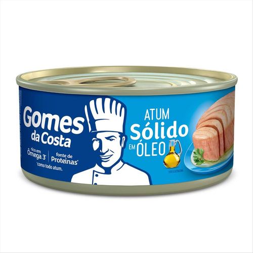 Atum Sólido Em Óleo Gomes Da Costa Lata 170g