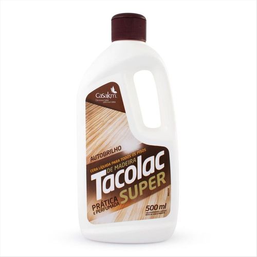 Cera Líquida Para Pisos De Madeira Tacolac Super 500ml