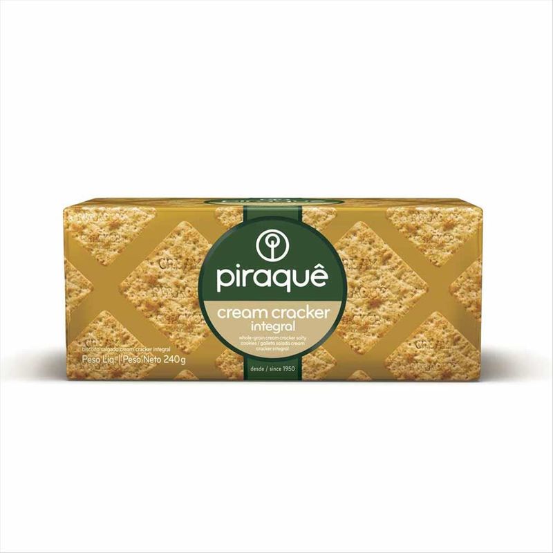 Biscoito-Cream-Cracker-Integral-Piraque-Pacote-240g