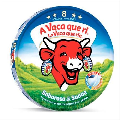Queijo Fundido A Vaca que Ri  Pote Com 8 Unidades 120g