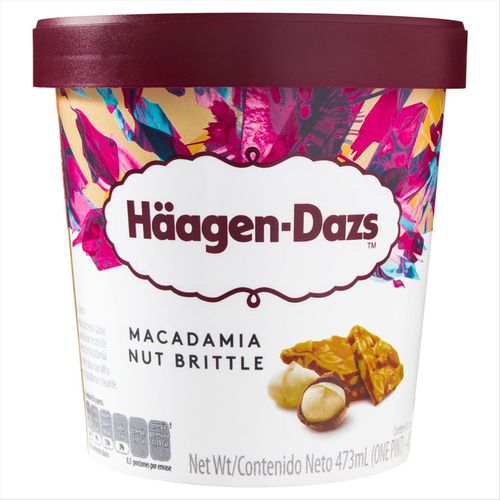Sorvete Häagen Dazs Macadâmia Pote 473ml