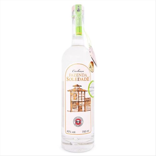 Cachaça Fazenda Soledade Pura Garrafa 750ml