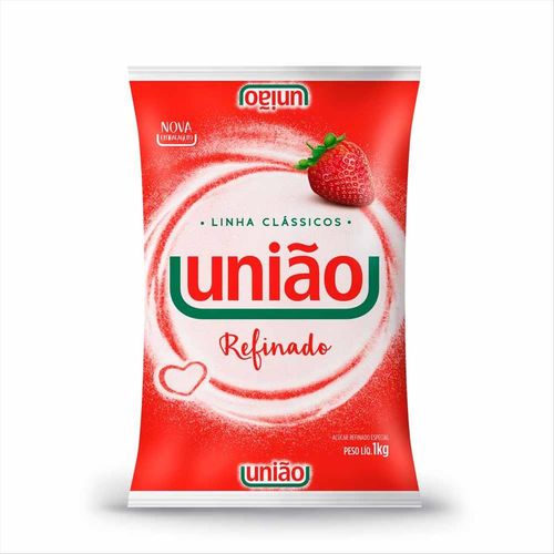 Açúcar Refinado União Pacote 1kg