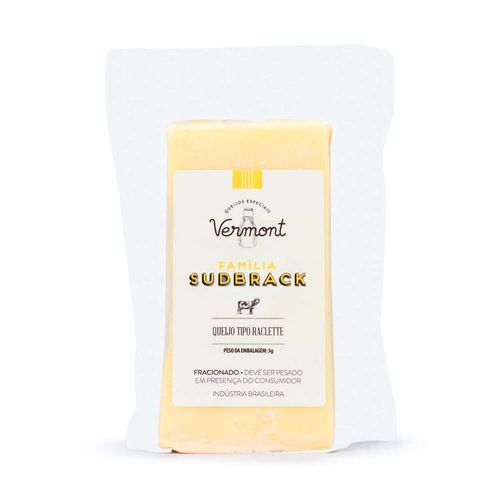 Queijo Tipo Raclette Família Sudbrack Pomerode Vermont 150g