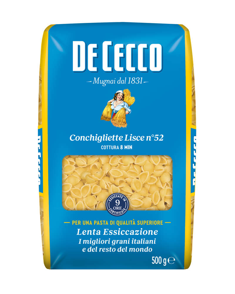 Conchigliette-Lisce-Italiana-De-Cecco-Nº-52-500g