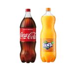 Dual Pack Coca Cola 2L + Fanta Laranja 2L