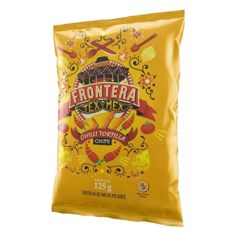 Tortilha-Chips-de-Milho-Picante-Frontera-Tex-Mex-Pacote-125g