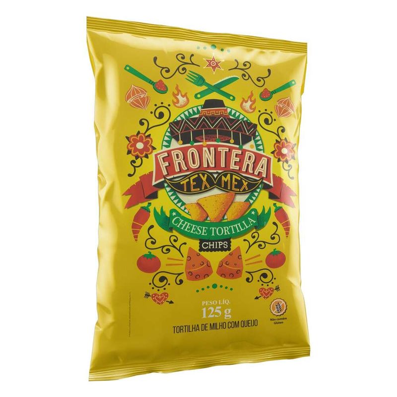 Tortilha-Chips-de-Milho-Queijo-Frontera-Tex-Mex-Pacote-125g