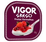 Iogurte Grego Calda Frutas Vermelhas Vigor 90g