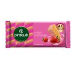 Biscoito Wafer Recheio Morango Piraquê Pacote 100g