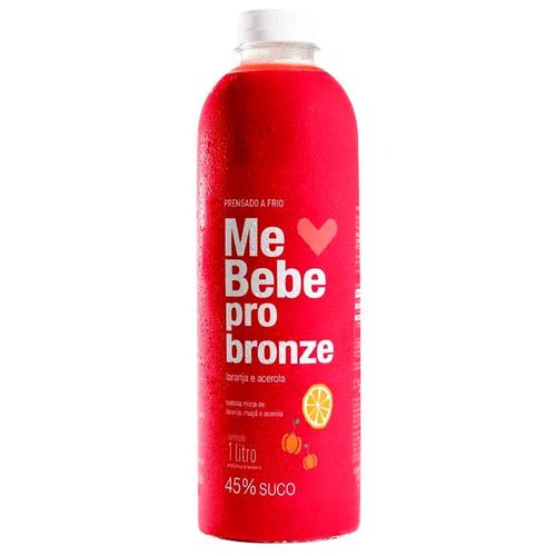 Suco Me Bebe pro Bronze Laranja e Acerola 1L