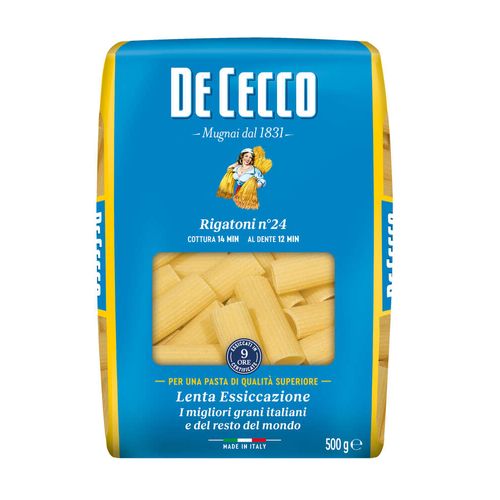 Rigatoni Italiano De Cecco Nº 24 500g