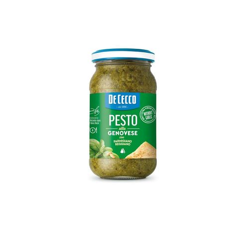 Molho Pesto Italiano De Cecco All Genovese Vidro 190g